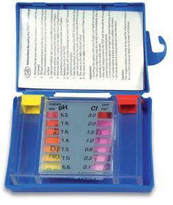Tablettás teszter pH/Cl méréséhez
