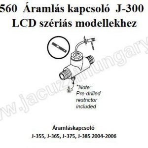 Áramláskapcsoló J-300 LCD szériás modellekhez