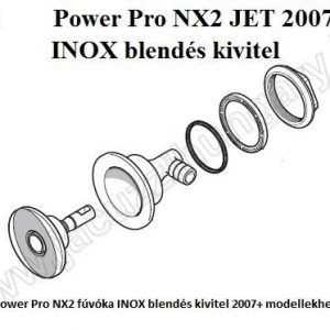 Jacuzzi Power Pro NX2 fúvóka INOX