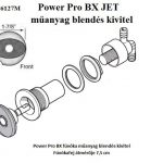 Jacuzzi fúvóka Power Pro BX műanyag