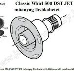 Jacuzzi Classic Mini 500 DST fúvókabetét műanyag