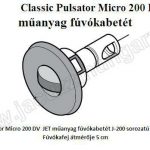 Jacuzzi Classic Pulsator Micro 200 DV fúvóka műanyag