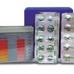 Tablettás teszter pH/O méréséhez